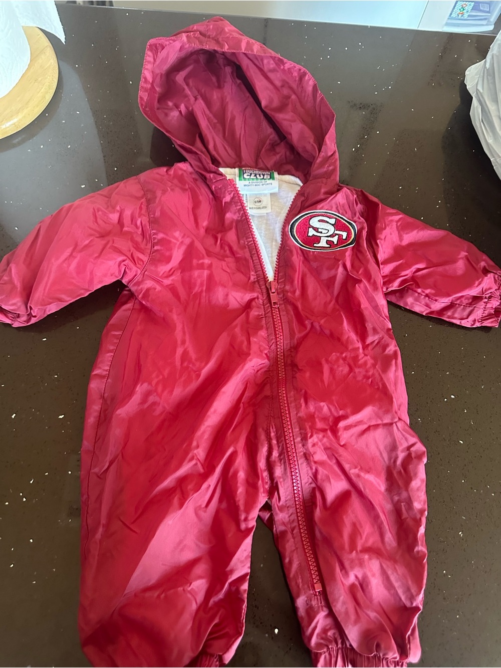 Red San Francisco 49ers Infant One-Piece Bodysuit